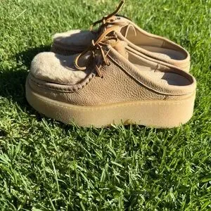 Zara | Shoes | Nwt Zara X Clarks Limited Edition Tan Sheepskin